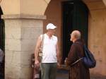 Италия, Лигурия, диалог с францисканским монахом